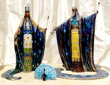 Hera and Zeus Statues